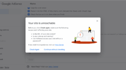 Mengapa Situs Tidak Dapat Dijangkau AdSense?